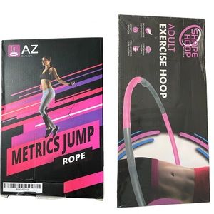Metrics Jump Rope and Hula Hoop Combo